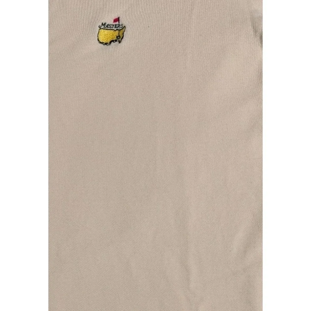 Polo Ralph Lauren Masters Augusta National‎ Golf Polo Shirt Mens M L Beige USA